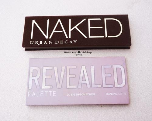 Dupe That: Urban Decay Naked Palette v/s Coastal Scents Revealed Palette