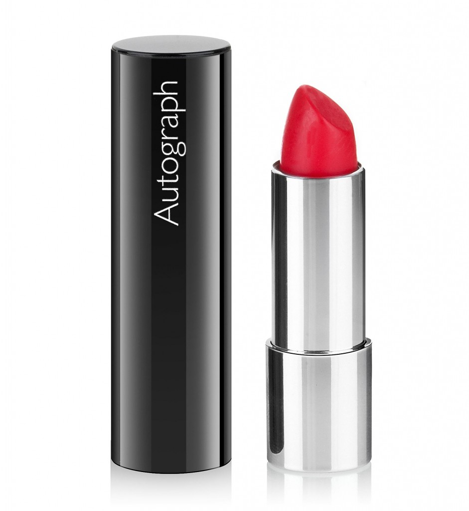 Autograph Moisture Colour Lipstick SPF 30 in Bright Coral, Rs.999