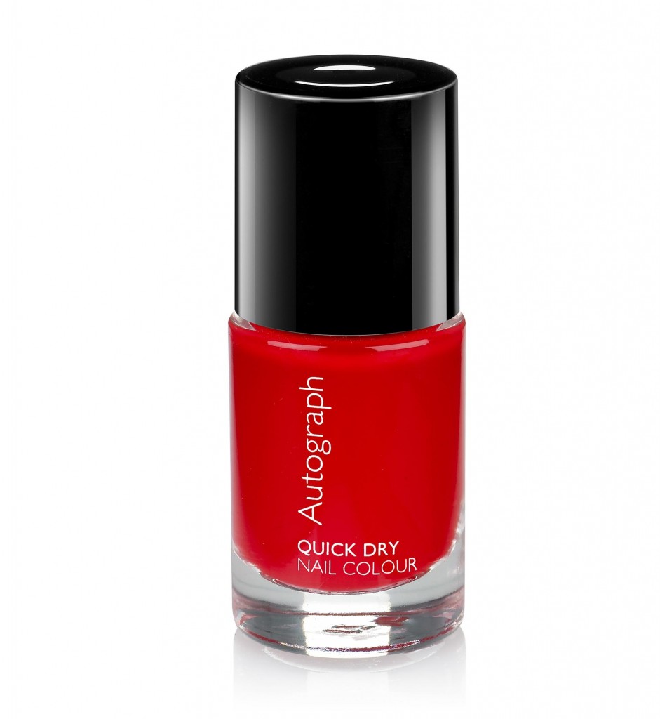Autograph Quick Dry Nail Colour in Berry Red, Rs.699