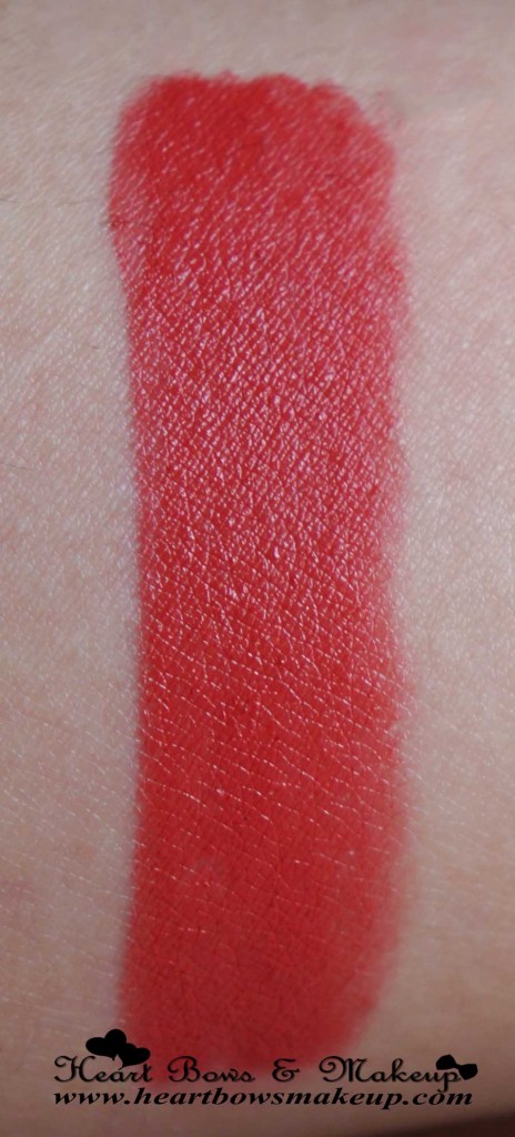 Faces Glam On Lipstick Fallen For A Kiss Swatch Review