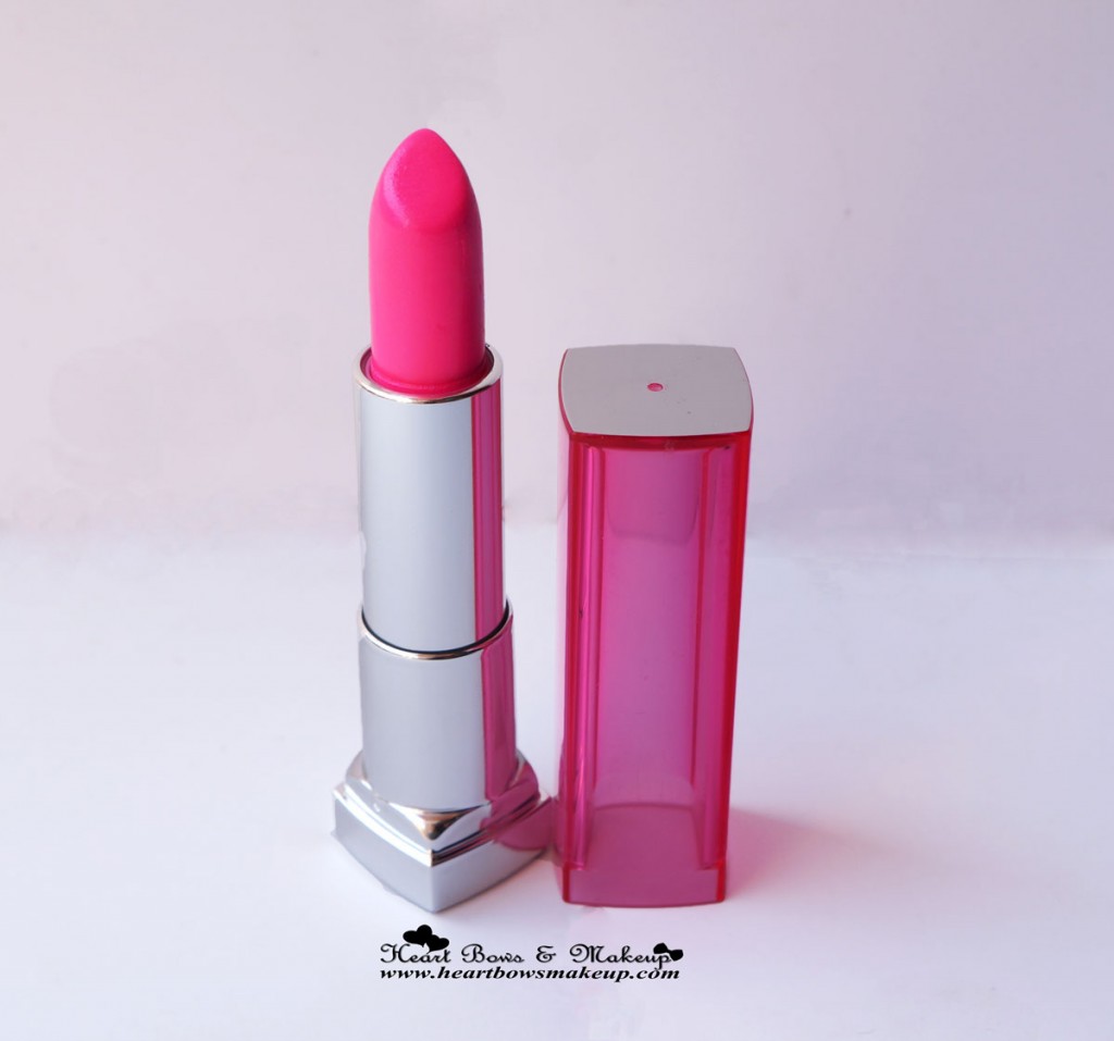 Best Maybelline Pink Alert Lipstick India Review