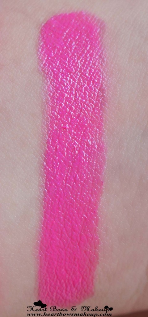 maybelline pink alert lipstick pow 3 swatch review