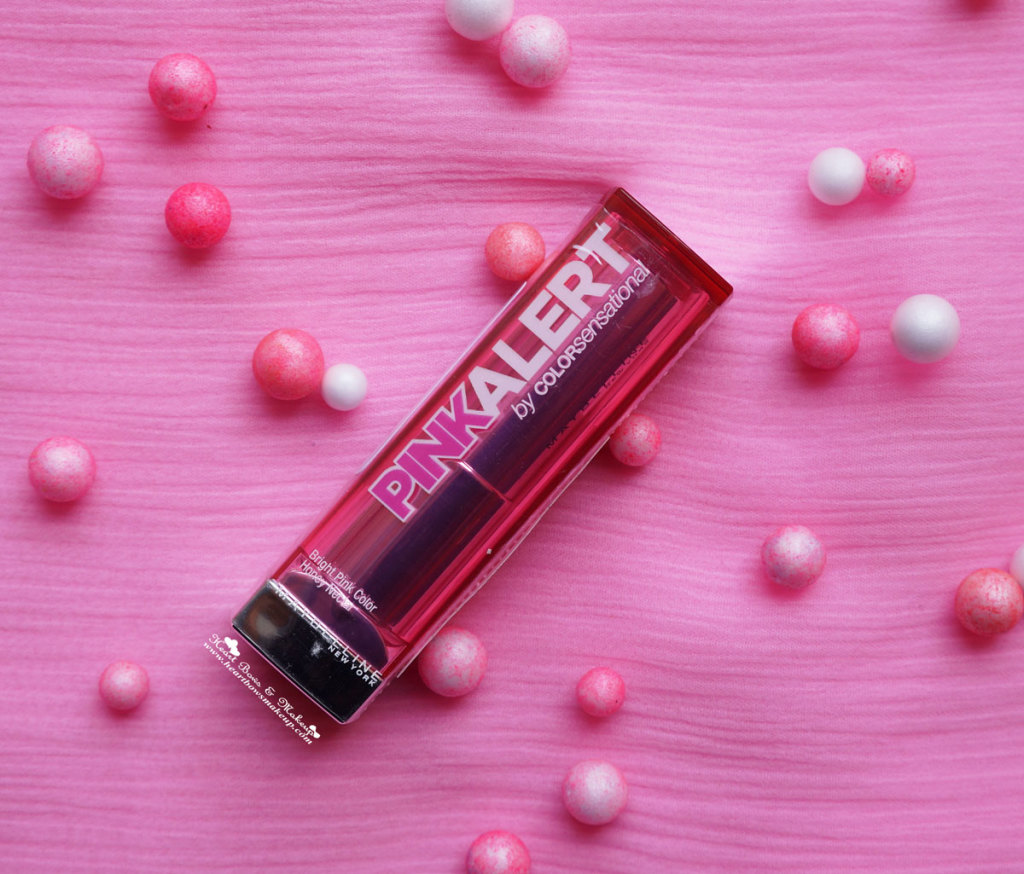 maybelline pink alert lipstick pow 2 review swatches price india