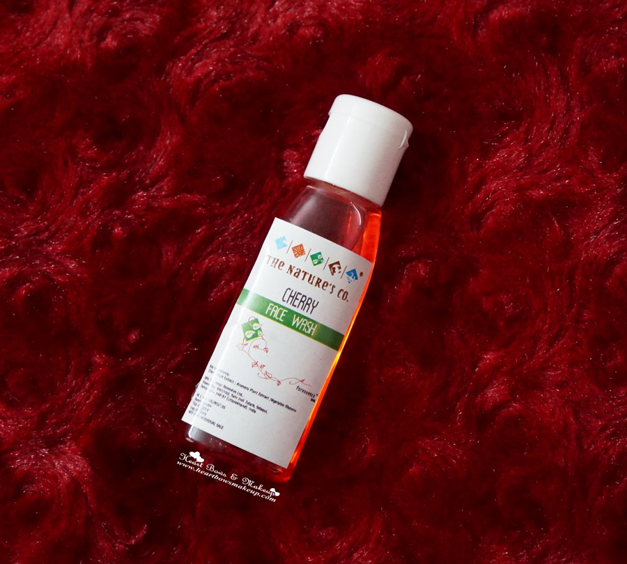 The Nature's Co. Cherry Face Wash review price india