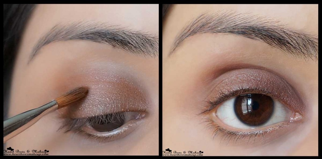 brown smokey eyemakeup tutorial valentine's day eyemakeup tutorial