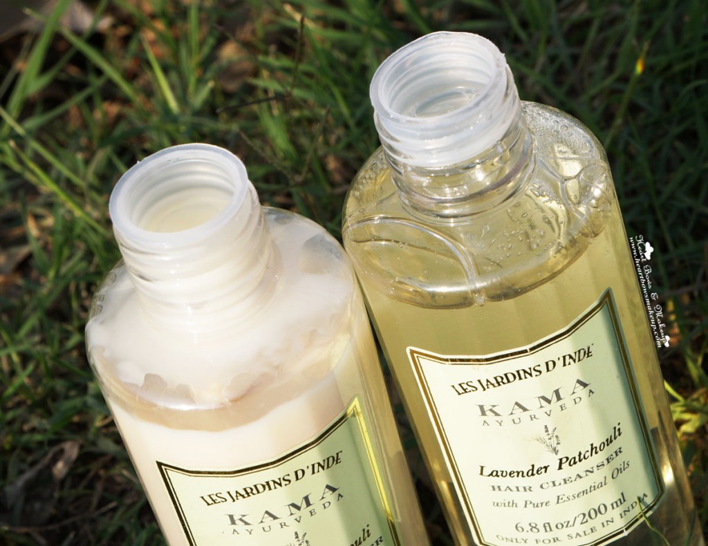 Best Sulphate & Silicone Free Shampoo & Conditioner in India: Kama Ayurveda Lavender Patchouli Cleanser  & Conditioner 