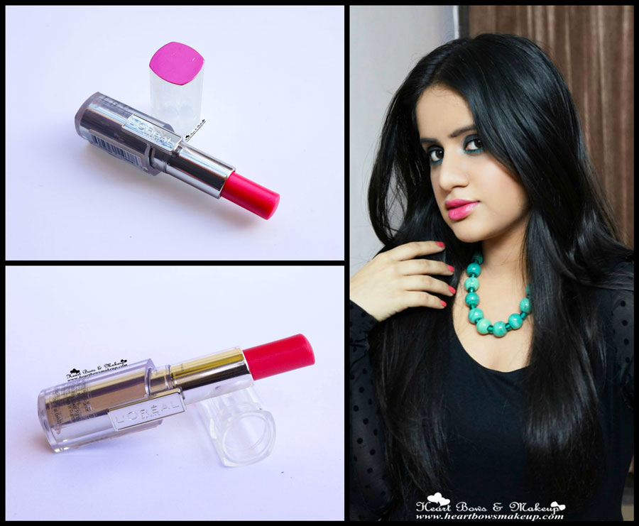 loreal rouge caresse lipstick aphrodite scarlet review swatches price india