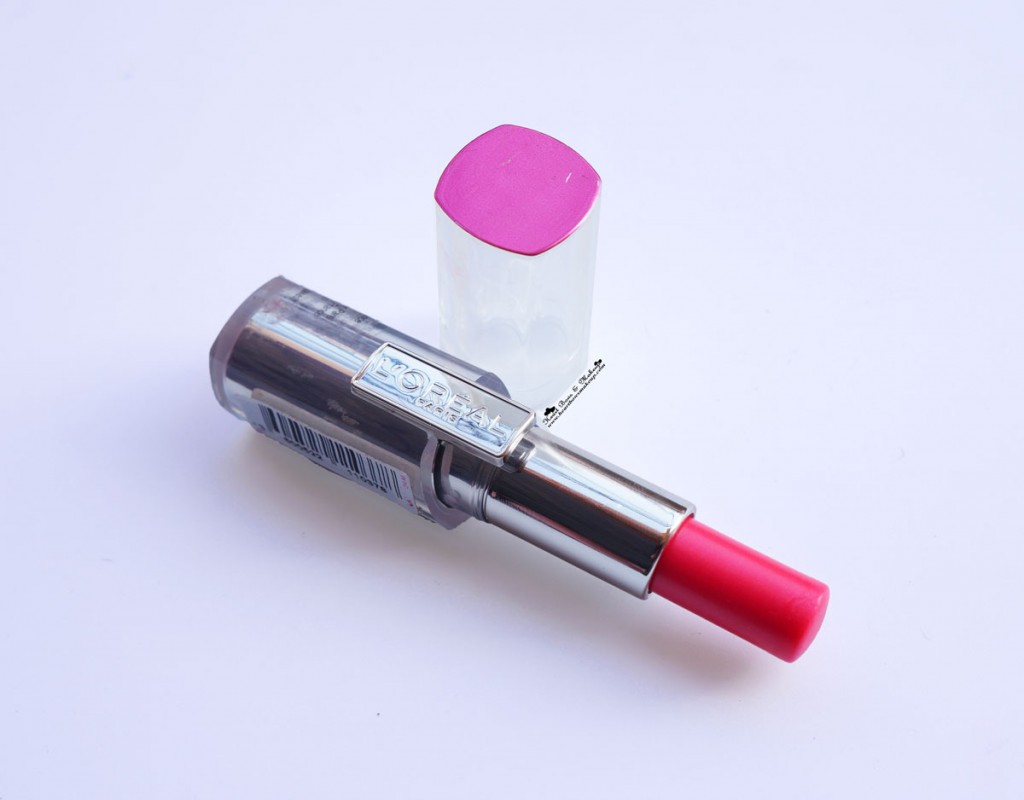 Loreal Rouge Caresse Lipstick Aphrodite Scarlet Review