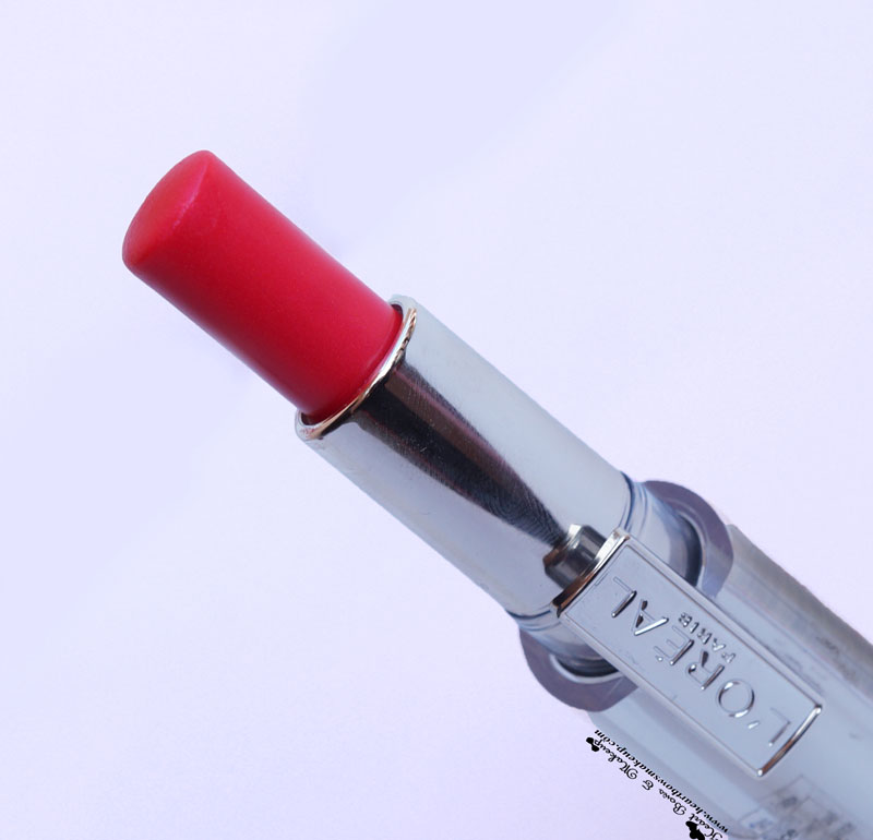 Loreal Rouge Caresse Aphrodite Scarlet Lipstick Review Buy Online India