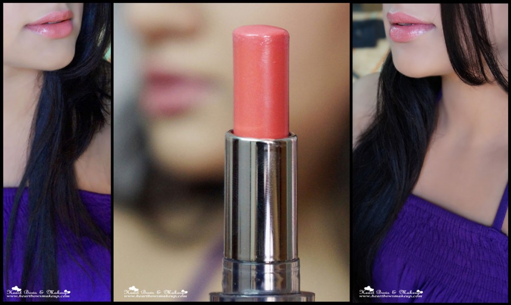 Loreal Rouge Caresse Lipstick Dating Coral Swatches Lipswatches on India Skin Review