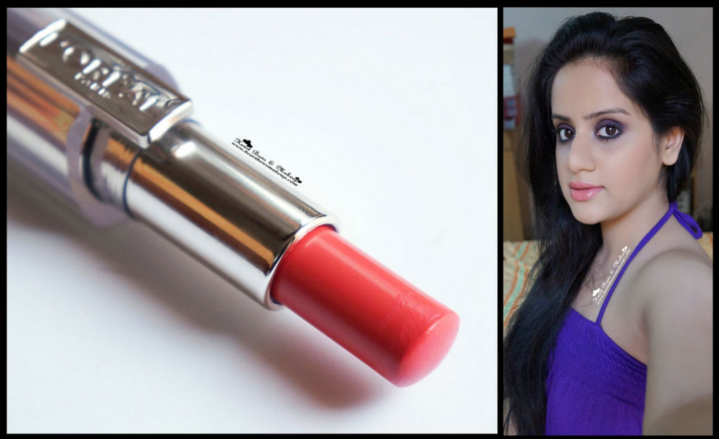 Loreal Rouge Caresse Lipstick Dating Coral Review & Price in India