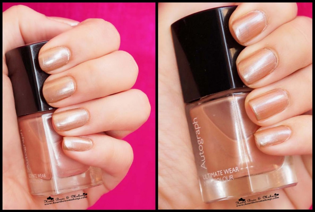 Marks & Spencer Autograph Champagne Nail Polish Swatches Review