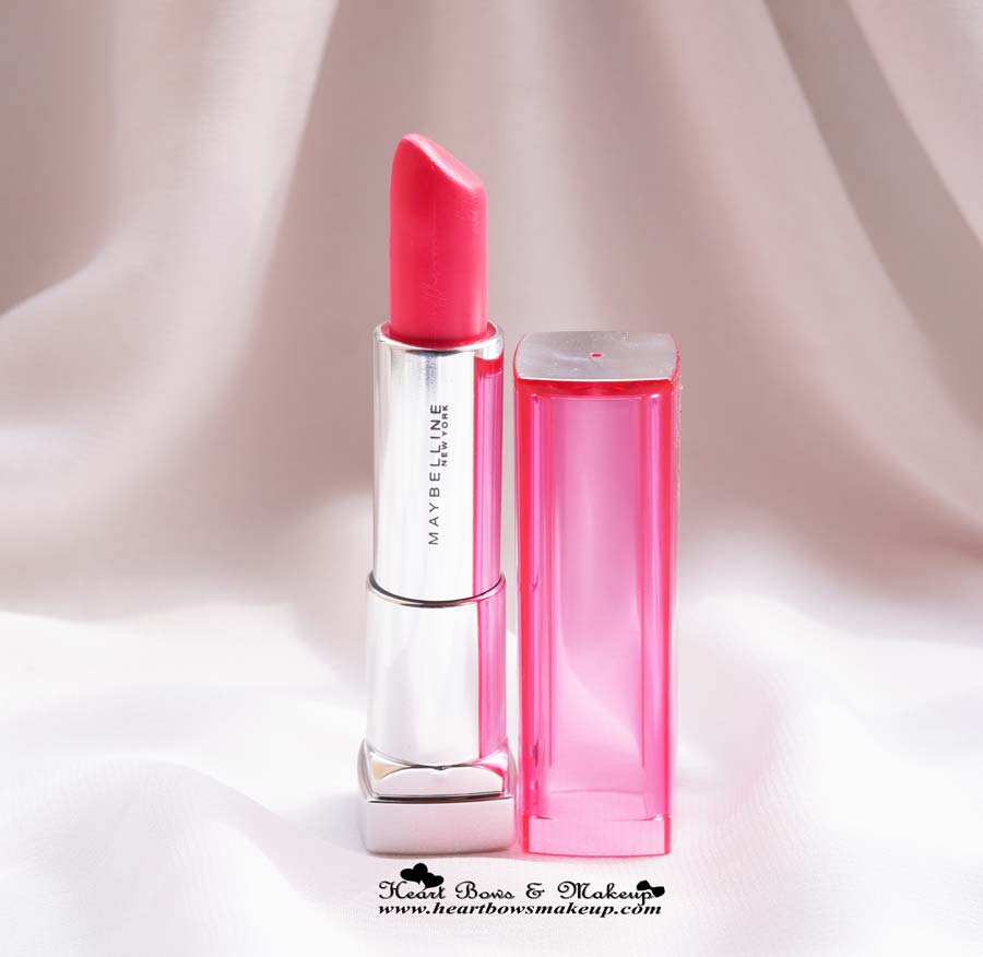 maybelline pink alert pow 4 lipstick review buy online india