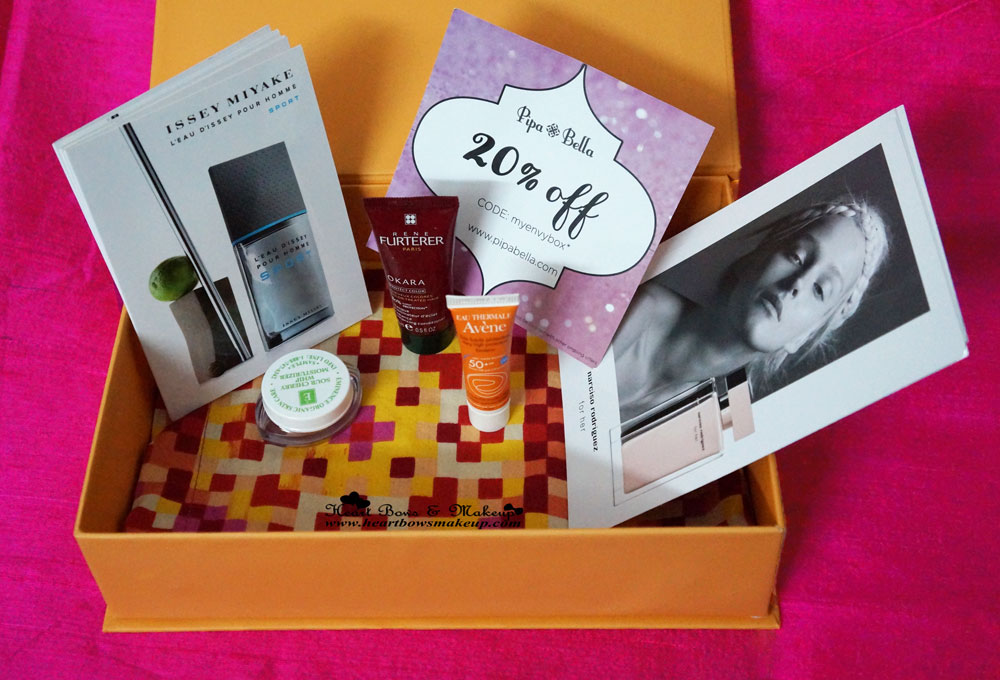 March My Envy Box Products Samples Review