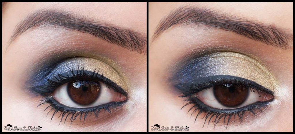 Revlon Colorstay ShadowLinks Gold Swatches Eyemakeup Review