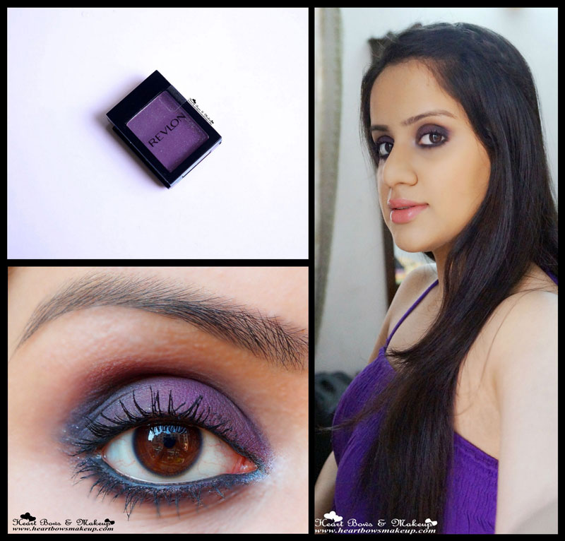 Revlon Colorstay ShadowLinks Plum Eyeshadow Review Swatch Price in India