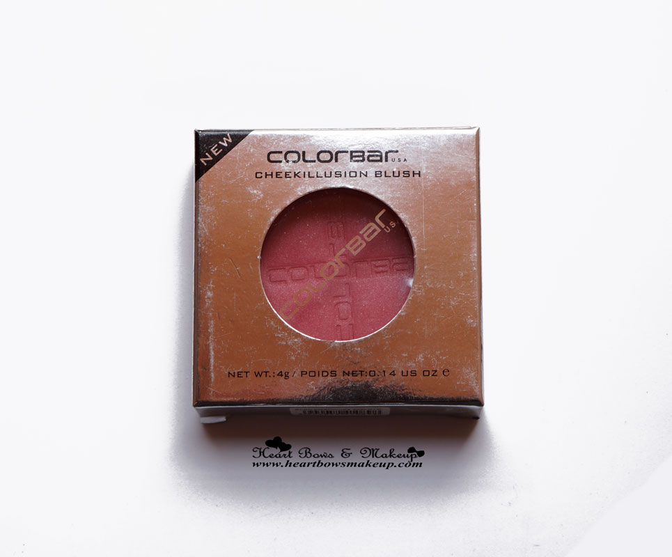Colorbar Cheek Illusion Everything's Rosy Blush Review, Swatches