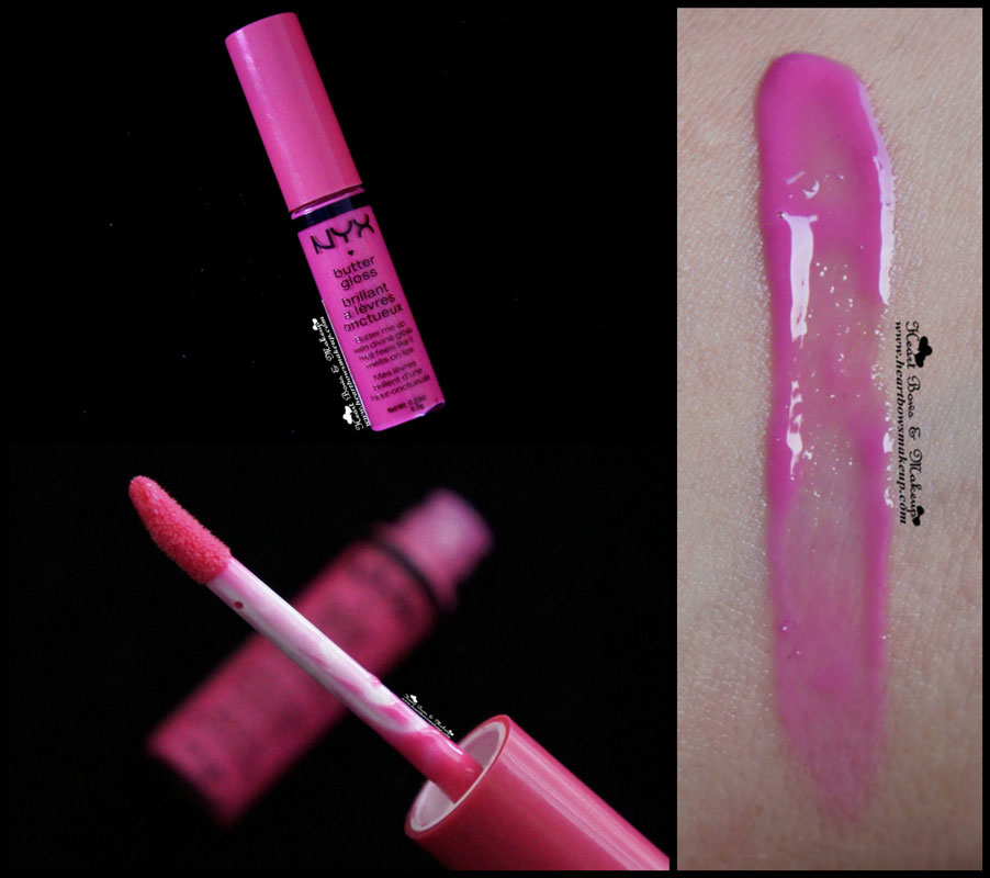 NYX Butter Gloss Strawberry Parfait Review Swatch Price Buy in India