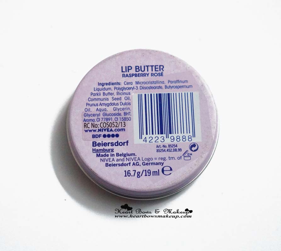 Nivea Lip Butter Raspberry Rose Review, Price in India