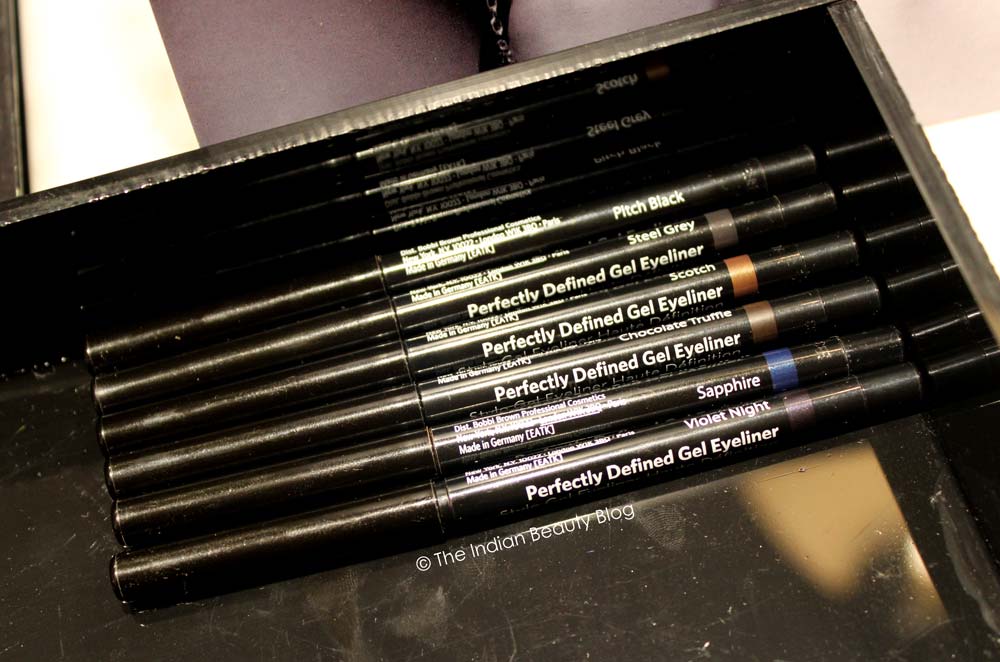 Bobbi Brown Perfectly Defined Gel Eyeliner Shades & Swatches