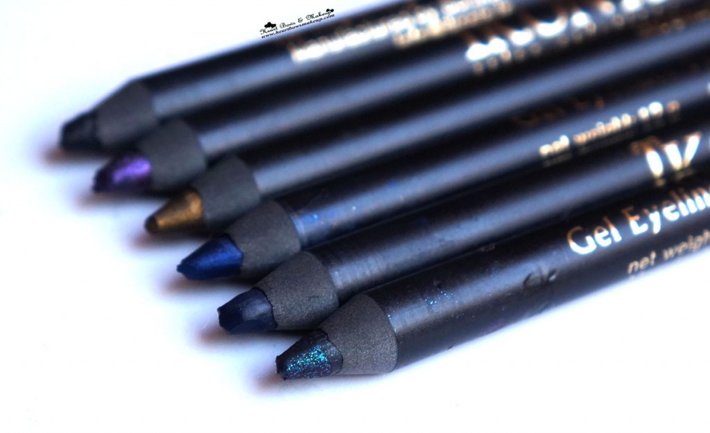 Kryolan Ikonic Gel Eye Pencils Review Swatches & Price India