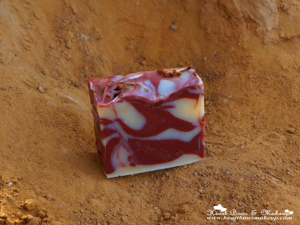 Burst Of Happyness French Red Clay Soap Review : Best Natural & Vegan Soap