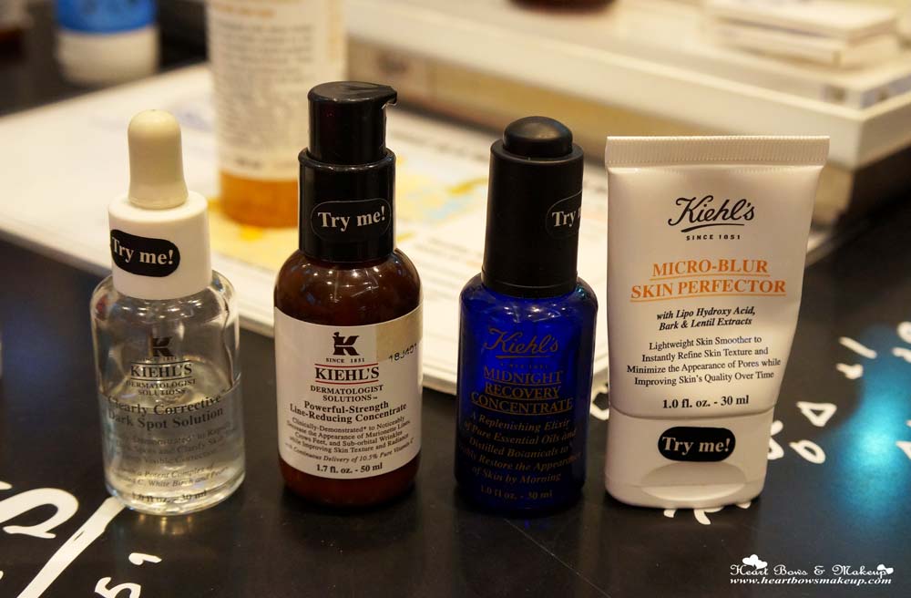 Kiehls Night time Skincare  Products for Normal to Combi Skin