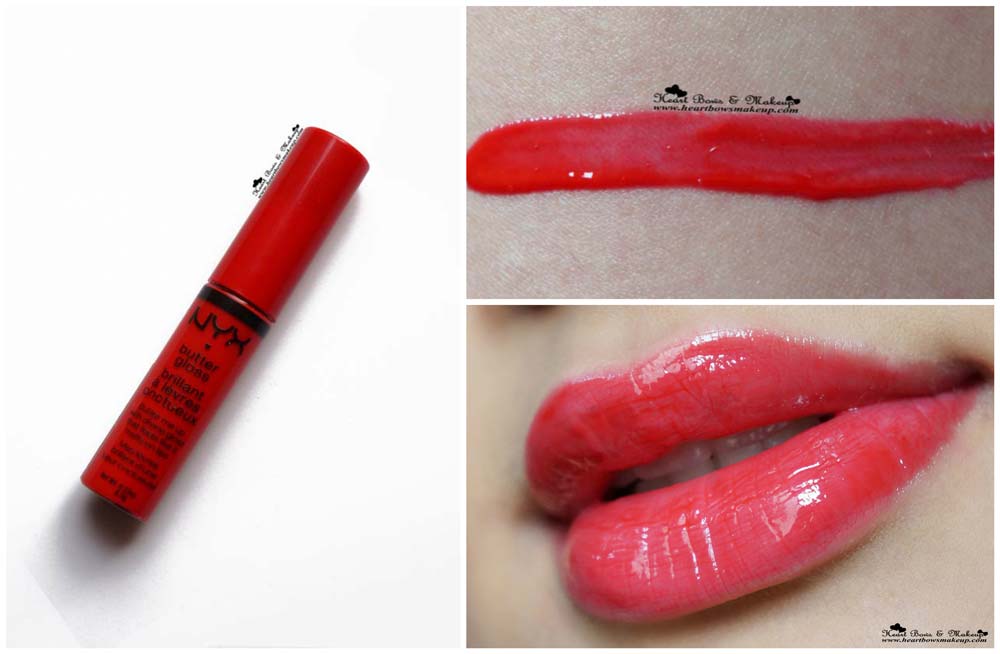 NYX Butter Gloss Cherry Pie Review, Swatches, Price & Buy Online India