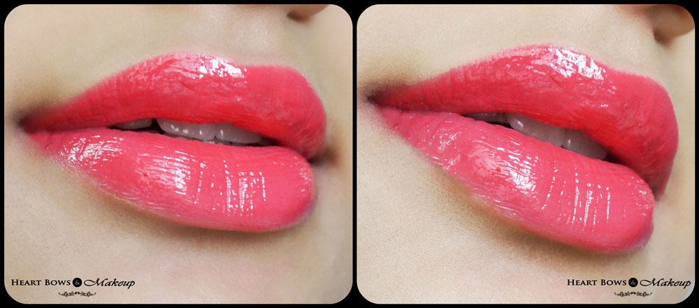 Faces Canada Glam On Lipgloss Zing Pink Lip Swatches, LOTD & Review
