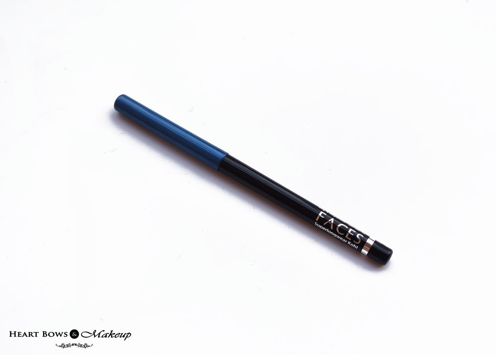 Faces Superlongwear Kohl Persian Blue Review, Swatches, Price & Buy Online India