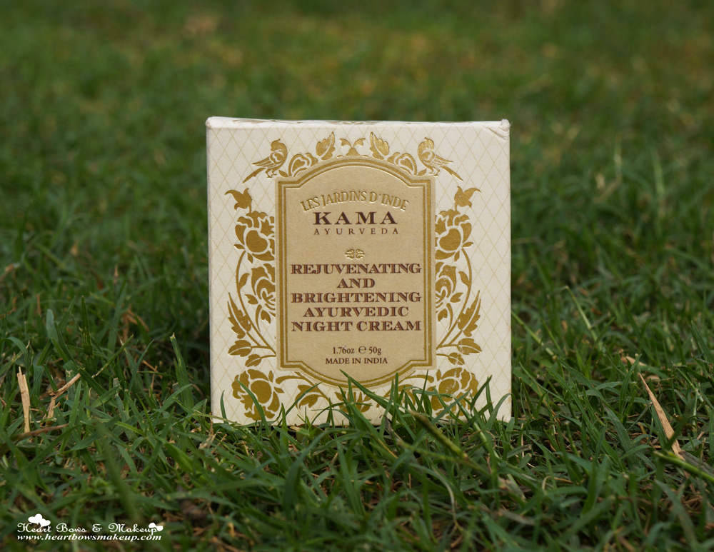 Kama Ayurveda Rejuvenating & Brightening Night Cream Review, Price & Buy Online in India