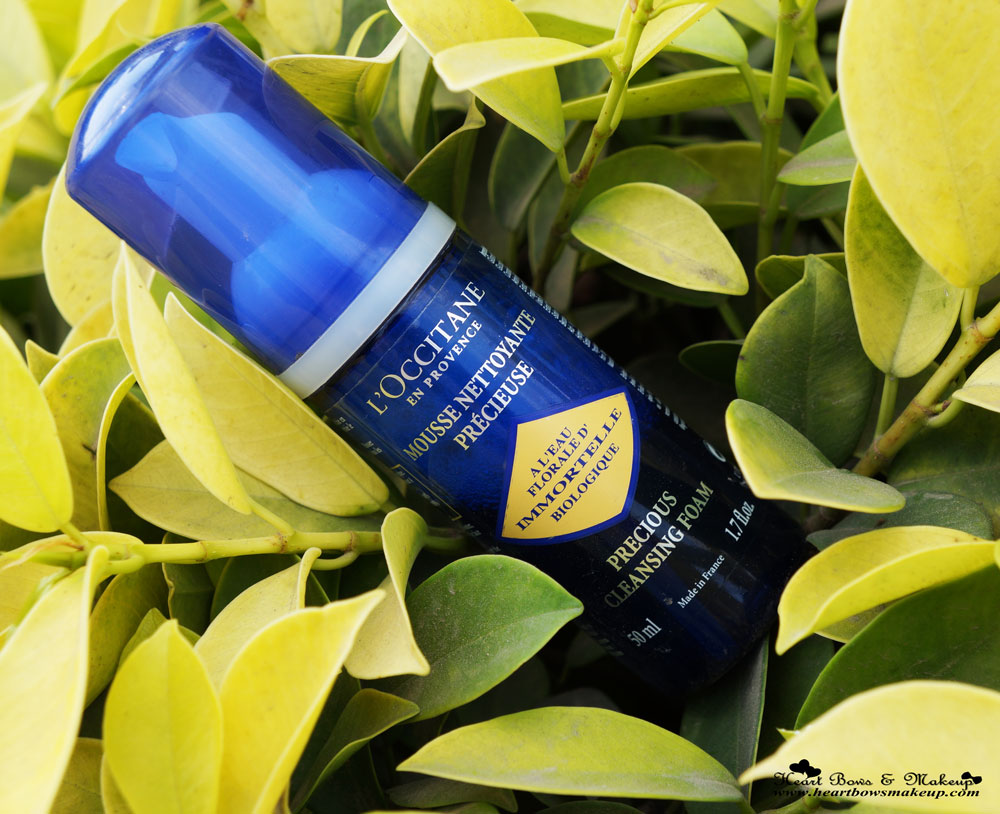 L’Occitane Immortelle Brightening Cleansing Foam Review, Price & Buy Online in India