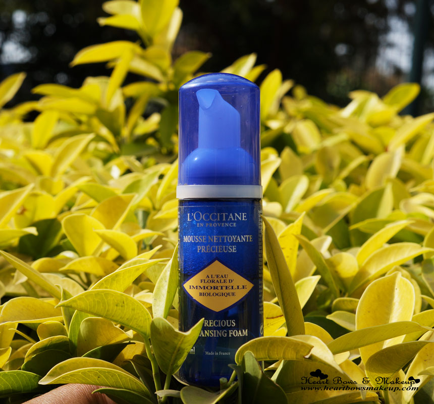 L’Occitane Immortelle Precious Cleansing Foam Review, Price & Buy Online in India