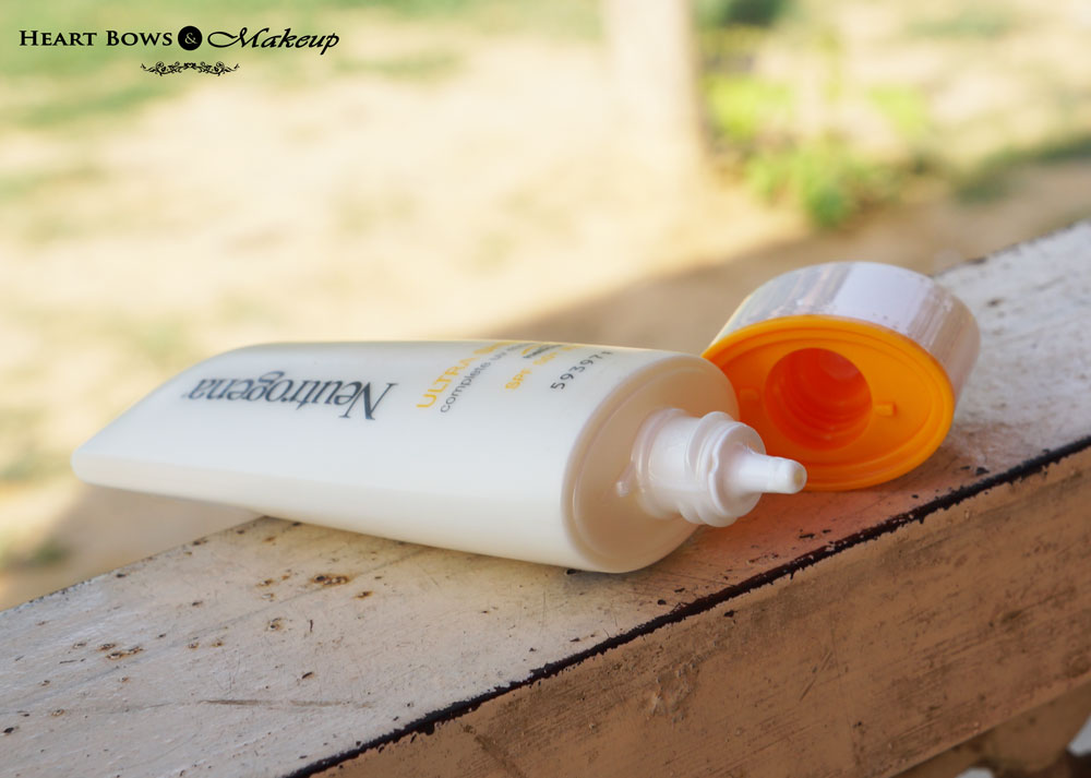 Neutrogena Ultra Sheer UV Moisture Sunscreen SPF 50+ Review India