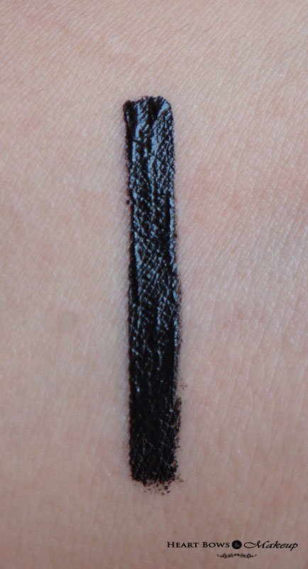 Oriflame Giordani Black Liquid Eye Liner Review & Swatch