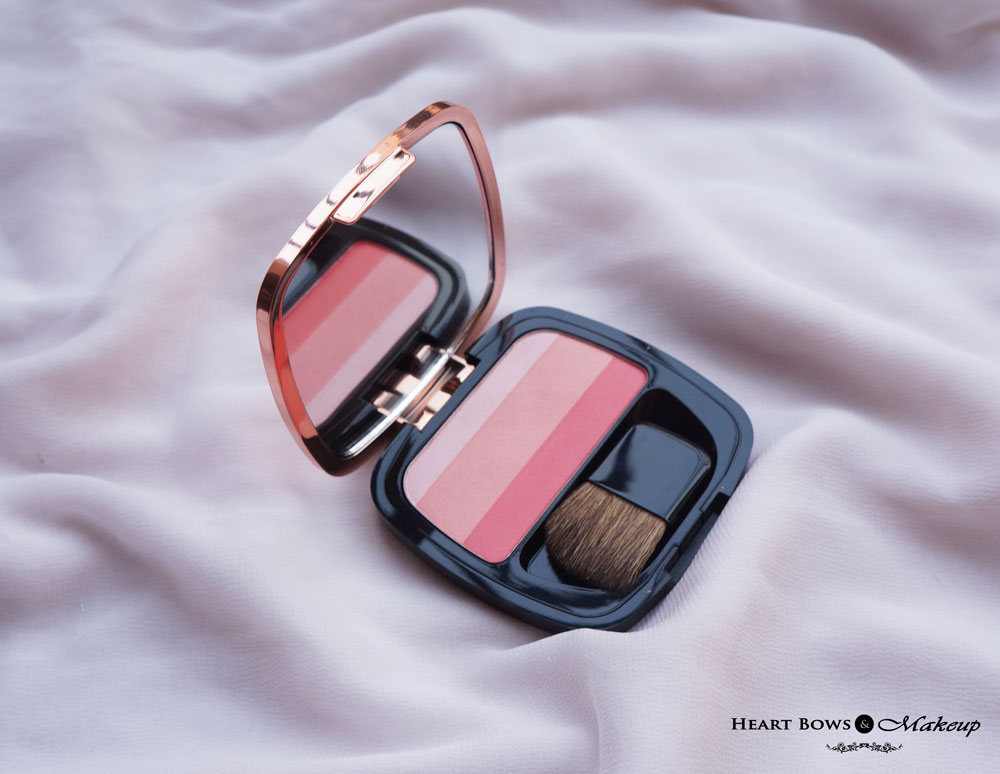 L'Oreal Magique Blush Palette Blushing Kiss Review, Swatches & Price India