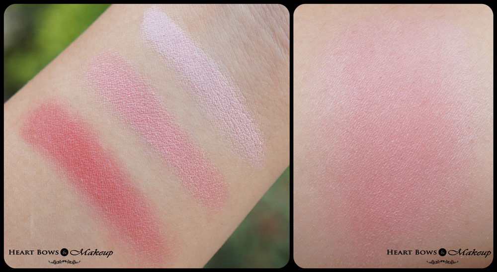 L'Oreal Lucent Magique Blush Of Light Glow Palette Blushing Kiss Swatches & Review