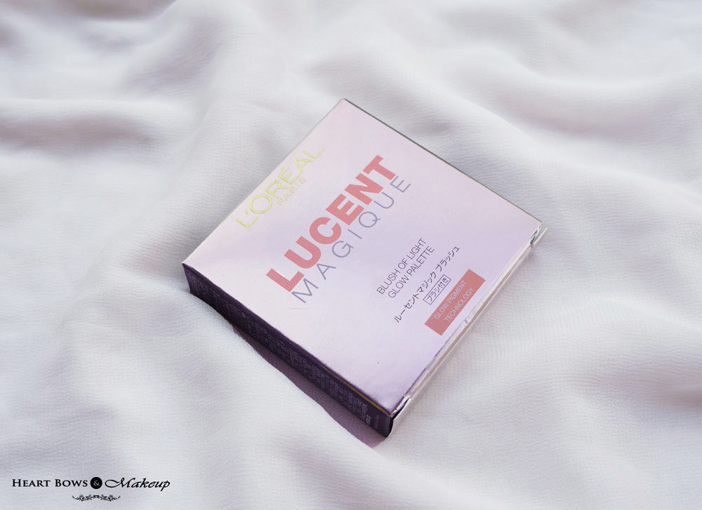 L'Oreal Lucent Magique Blush Of Light Glow Palette 03 Blushing Kiss Review, Swatches & Buy Online India