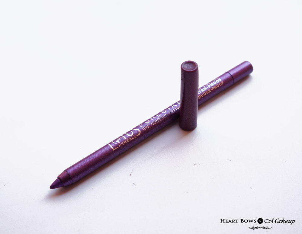 Lotus Purestay Eye Contour Definer Royal Orchid Review & Swatches