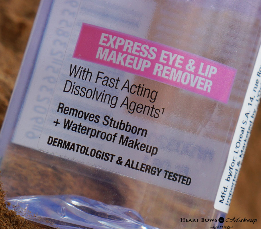 Maybelline Clean Express Waterproof Eye & Lip Makeup Remover Review, Price India