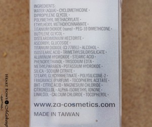 ZA True White Day Protector SPF 26 PA++ Review - Heart Bows & Makeup
