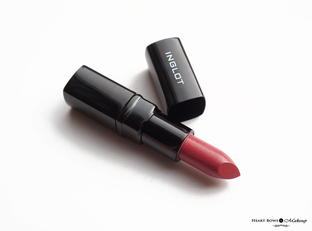 Inglot Matte Lipstick 425 Review & Swatches: Best Lipstick For Office & Everyday Wear