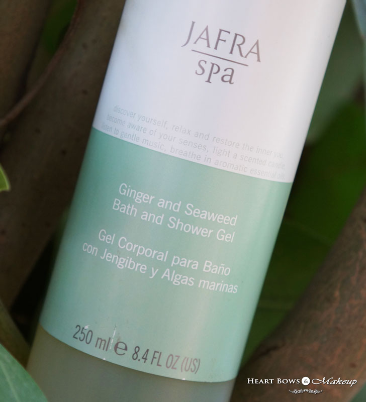 Jafra Ginger & Seaweed Shower Gel Review & Price India