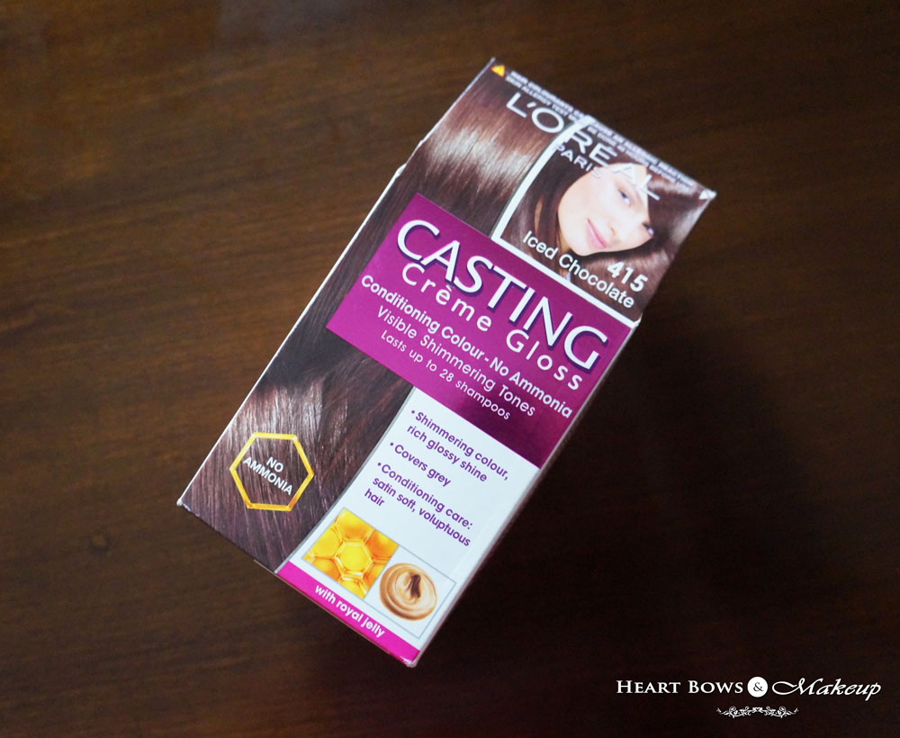 How To Colour Hair At Home: L'Oreal Casting Creme Gloss Iced Chocolate Review