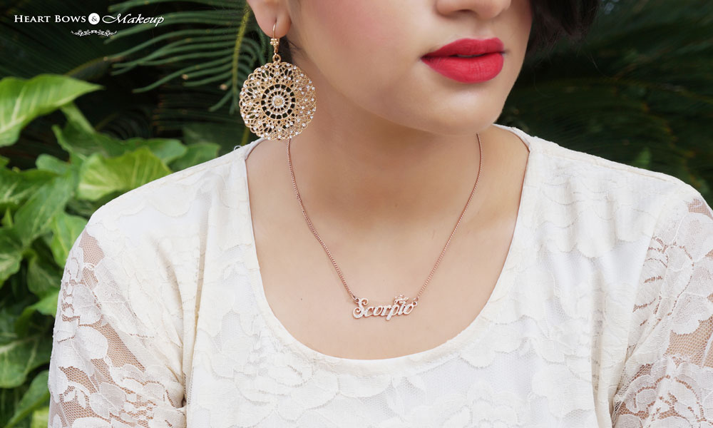 Indian Lifestyle Blog:  Addons Scorpio SunSign Necklace