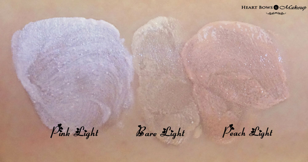 Revlon Photoready Skinlights  Face Illuminator Review & Swatches: Pink Light, Bare Light & Peach Light