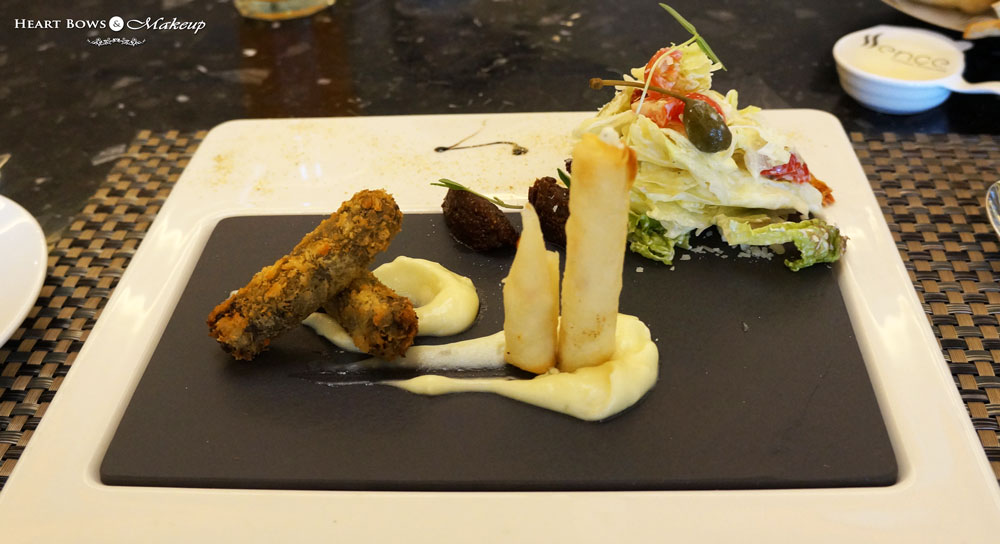 Ssence Restaurant Review: Feta Cigar Rolls, Mushroom Croquettes & Ceaser Salad