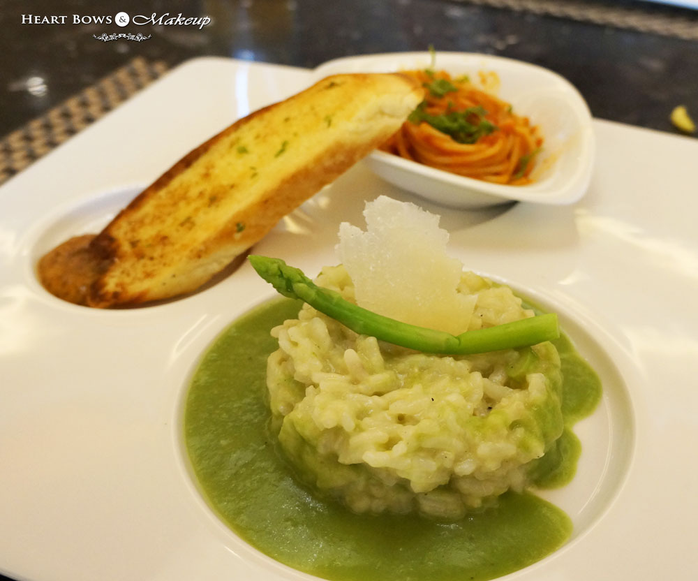 Ssence Restaurant Review: Asparagus Risotto & Pasta Napolitana