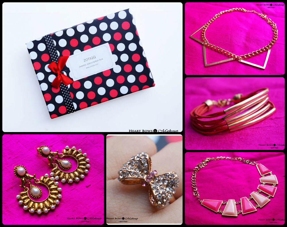 ZOTIQQ October Jewellery Box Review, Products & Price