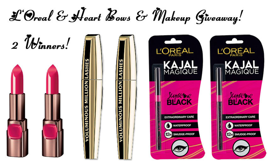 Indian Giveaway & Contest: Win L'Oreal Makeup Products